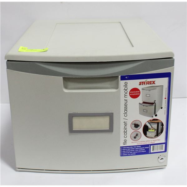 NEW STOREX FILING CABINET WITH KEYS