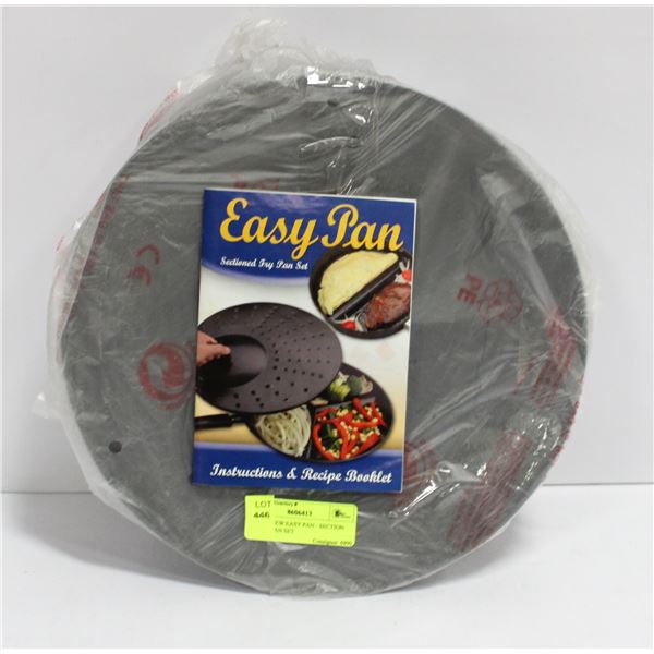 BRAND NEW EASY PAN - SECTIONED FRY PAN SET