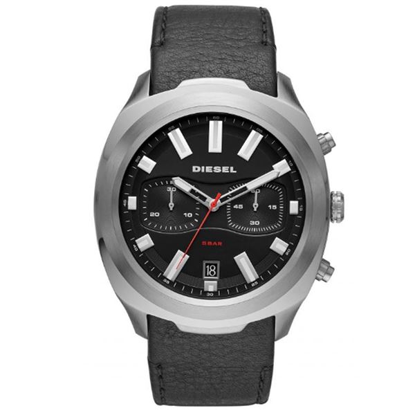 NEW DIESEL TRIPLE CHRONO 48MM BLACK DIAL MSRP $279