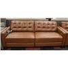 Image 2 : NEW GENUINE BROWN LEATHER ELECTRIC RECLINING SOFA