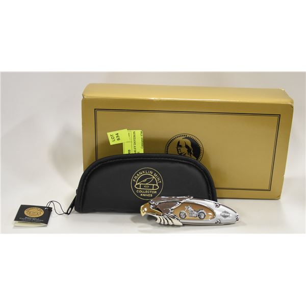 FRANKLIN MINT HARLEY DAVIDSON COLLECTOR'S KNIFE