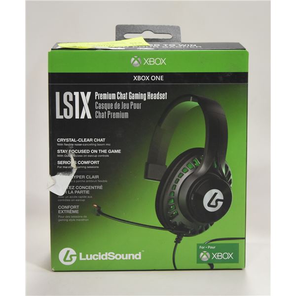 LUCID SOUND XBOX ONE GAMING CHAT HEADSET