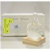 Image 1 : NOVELTY STORM GLASS WEATHER PREDICTOR ON STAND