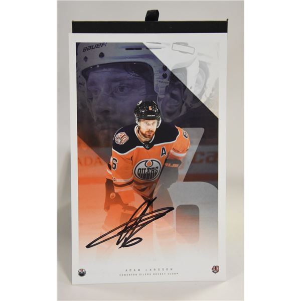 ADAM LARSSEN AUTOGRAPHED CARD.