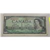 Image 1 : 1954 CANADIAN REPLACEMENT $1 BILL