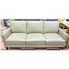Image 1 : GENUINE GREY LEATHER SOFA