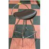 Image 1 : BAR STOOL CHROME + BROWN LEATHERETTE