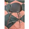 Image 2 : BAR STOOL CHROME + BROWN LEATHERETTE