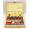 Image 1 : NEW CRAFTSMAN 10 PC ROUTER BIT SET