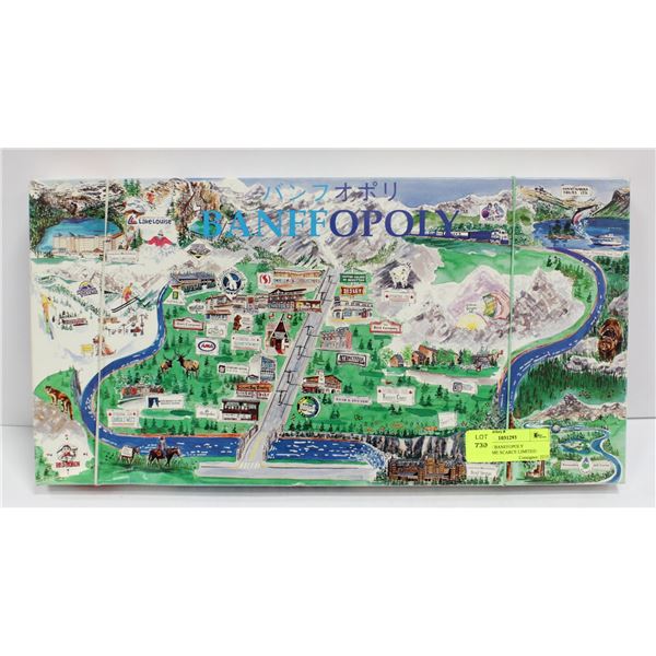 COMPLETE BANFFOPOLY BOARDGAME