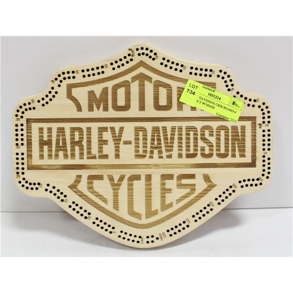 HARLEY DAVIDSON CRIB BOARD # 36 OF ONLY 99 MADE