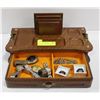 MENS JEWELLERY VALET BOX WITH CONTENTS