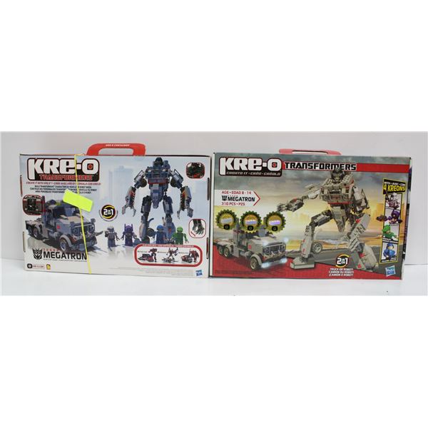 NEW HASBRO KRE-O TRANSFORMERS CREATIVE SETS.