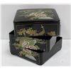 VINTAGE JAPANESE 3 LAYER JEWELLERY BOX