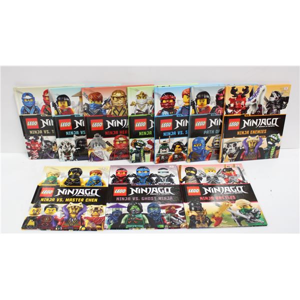 SET OF 10 LEGO NINJAGO BOOKS