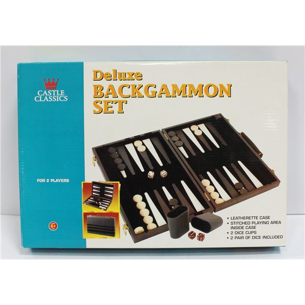 DELUXE BACKGAMMON SET