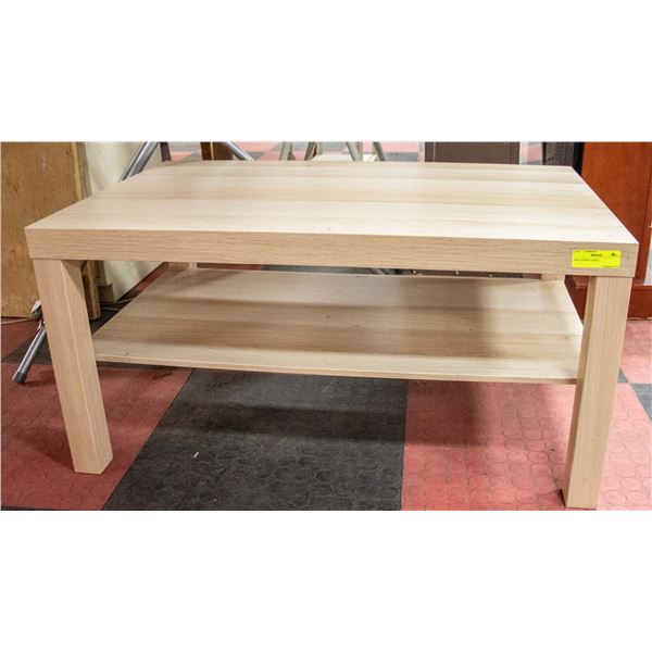 IKEA COFFEE TABLE APPROX 36" X 22" X 18" TALL