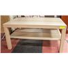 IKEA COFFEE TABLE APPROX 36" X 22" X 18" TALL