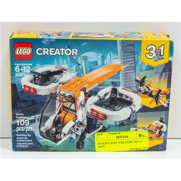 SEALED LEGO "CREATOR" 3 IN 1 # 31071