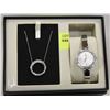 Image 1 : NEW BULOVA LADIES WATCH & PENDANT SET AUTHENTIC