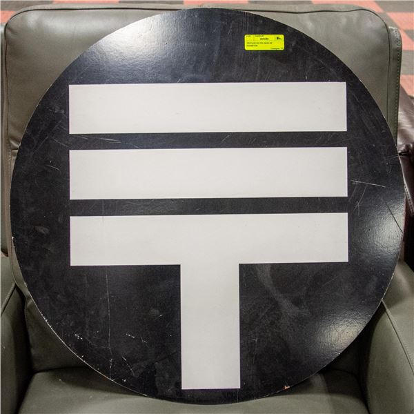 VINTAGE ED-TEL SIGN 26" DIAMETER