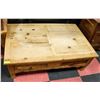 Image 1 : MEXICAN PINE COFFEE TABLE + END TABLE SET: