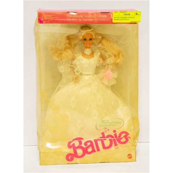 MATTEL WEDDING FANTASY BARBIE #2125-0700 IN