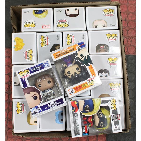 LOT OF 17 ASSORTED FUNKO POP