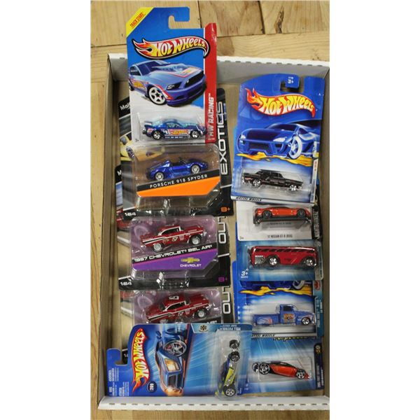 LOT OF 10 HOT WHEELS/MAISTO