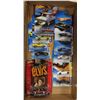 Image 1 : LOT OF 9 HOT WHEELS + 1 LIMITED EDITION ELVIS