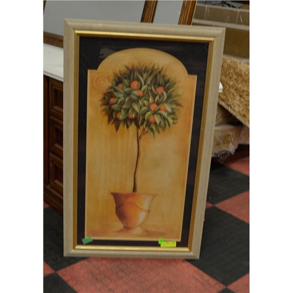 F. DE VILLENEUVE ART - APPROX 23" X 38-1/2"