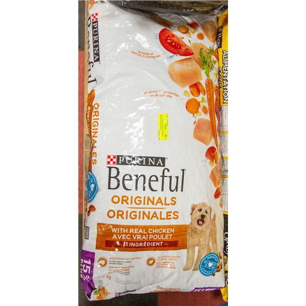14.7 KG BAG OF PURINA BENEFUL ORIGINALS WITH REAL