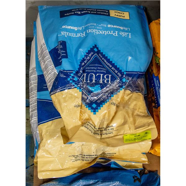 2 BAGS OF 4.5KG BLUE BUFFALO LIFE PROTECTION PUPPY