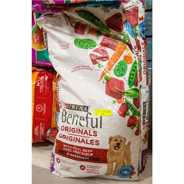 2 BAGS OF 14.7KG PURINA BENEFUL ORIGINALS W REAL