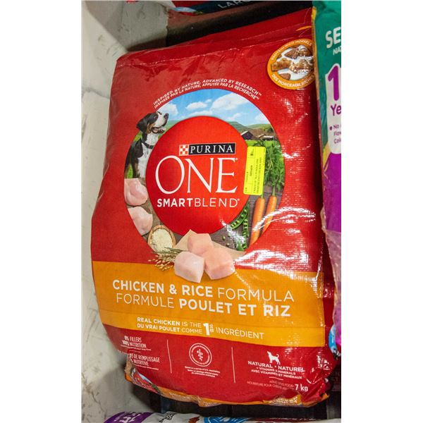2 BAGS OF 7KG PURINA ONE SMARTBLEND CHICKEN AND
