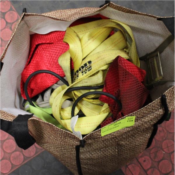 BAG OF TIE-DOWNS.