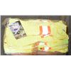 Image 1 : BOX LOT OF 12 HI VIS BIBS OVERALLS -SIZE 5XL