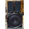 Image 1 : LOGITECH SUBWOOFER WITH 2 BOOKSHELF SPEAKERS