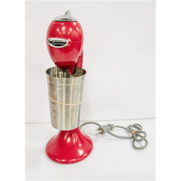 HAMILTON BEACH RED CLASSIC MALT MILKSHAKE MIXER