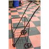 Image 1 : BLACK METAL FRAME 4-WHEEL FOLDING CART -