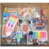 Image 1 : BOX OF ART SUPPLIES INCL. LOTS OF STAMPS, NEON