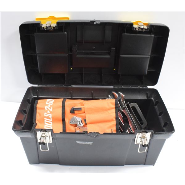TOOL BOX OF ASSORTED TOOLS