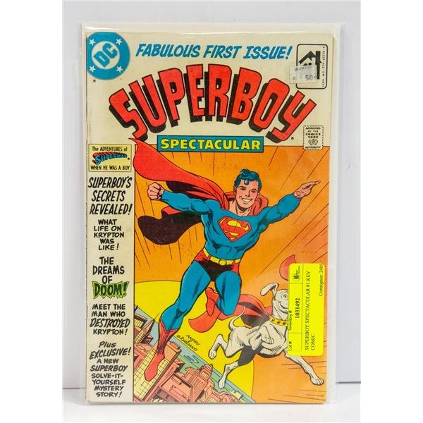 SUPERBOY SPECTACULAR #1 KEY COMIC