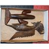Image 1 : IRONWOOD CARVINGS SWORDFISH & CACTUS