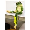 Image 1 : VINTAGE GREEN SITTING FROG DECOR PIECE