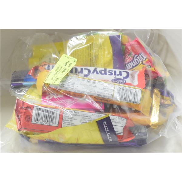 BAG OF ASSORTED BRAND NAME CHOCOLATE + CANDY