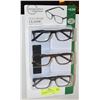 Image 1 : FOSTER GRANT READING GLASSES 3 PACK +2.00