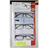 Image 1 : FOSTER GRANT READING GLASSES 3 PACK +3.00