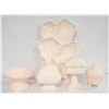 Image 2 : 12 PIECES ANTIQUE PINK MILK GLASS