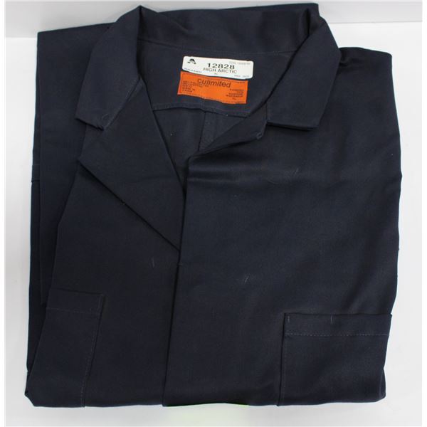 X-LARGE DARK BLUE 3/4 LENGTH MECHANIC'S COAT